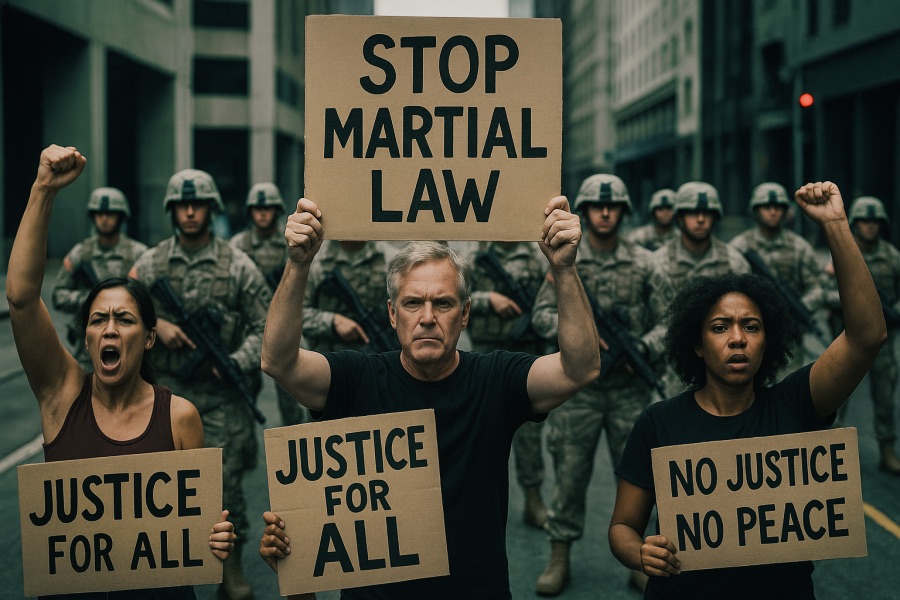 Wenn Demokratie ins Visier gerät: Trumps Machtspiel mit dem Militär